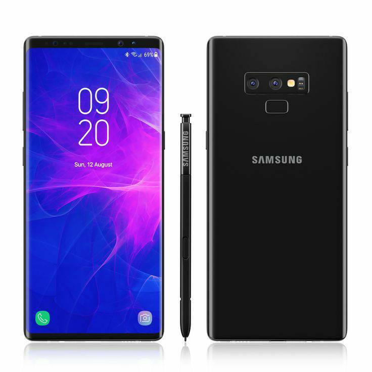 Electrónica Samsung SM-N960F/DS Galaxy Note9, 6.4", 8 GB RAM, 512GB Memoria, 8MP Camara,