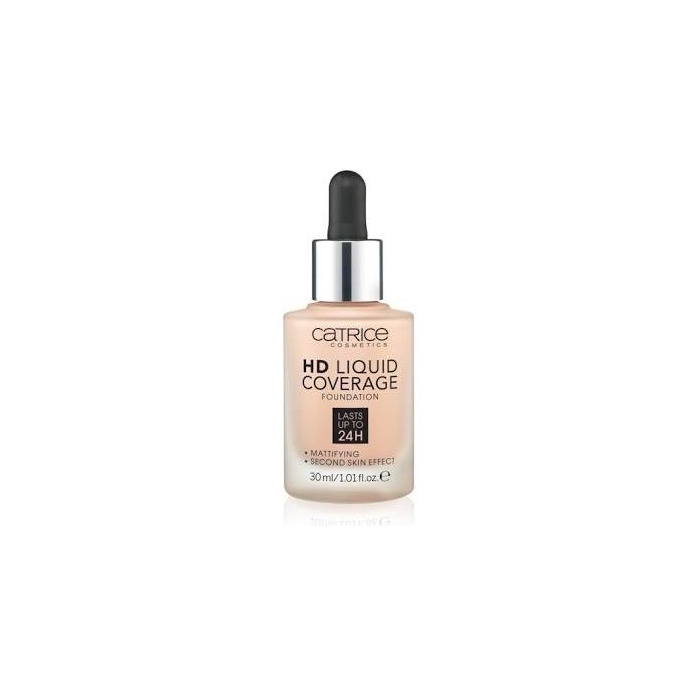 Beauty Catrice - base de maquillaje HD Liquid Coverage Warm Beige 40, paquete de