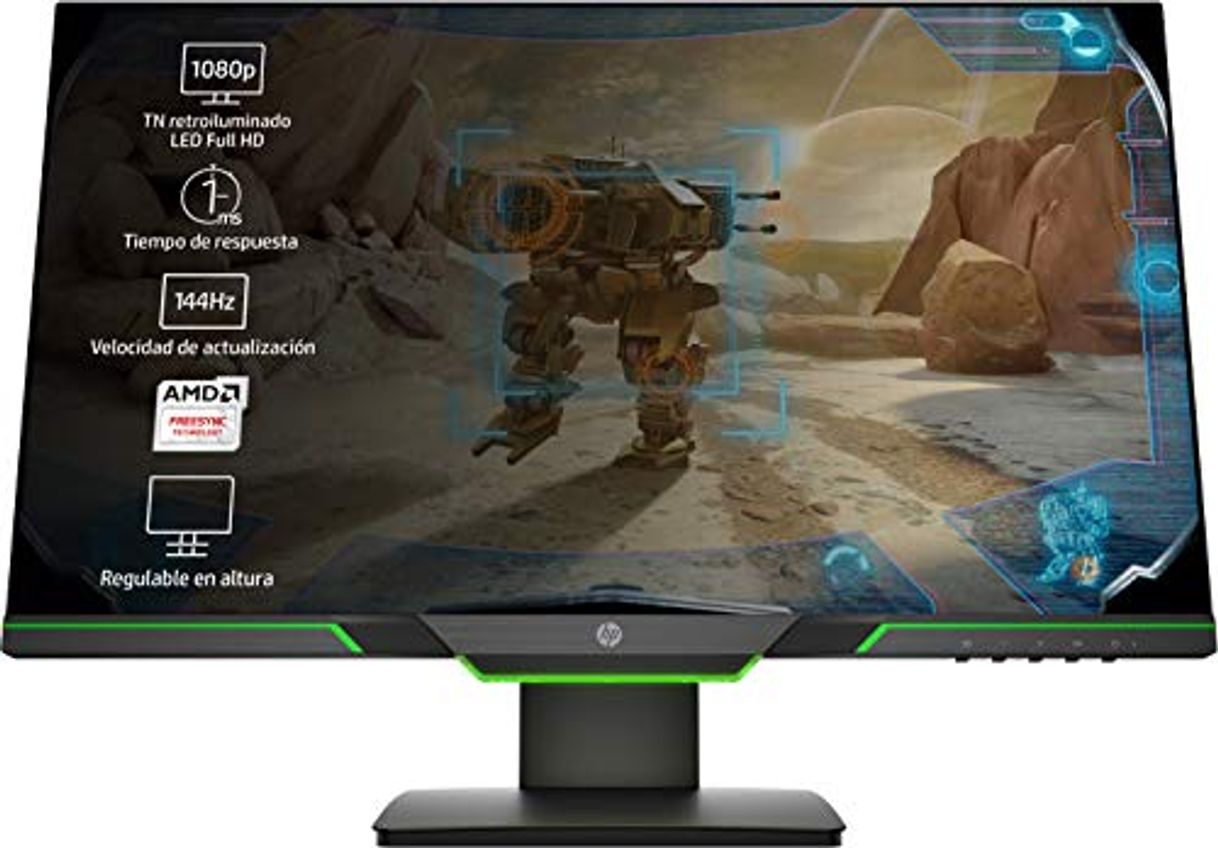 Electrónica HP 25x - Monitor Gaming de 24.5'' Full HD