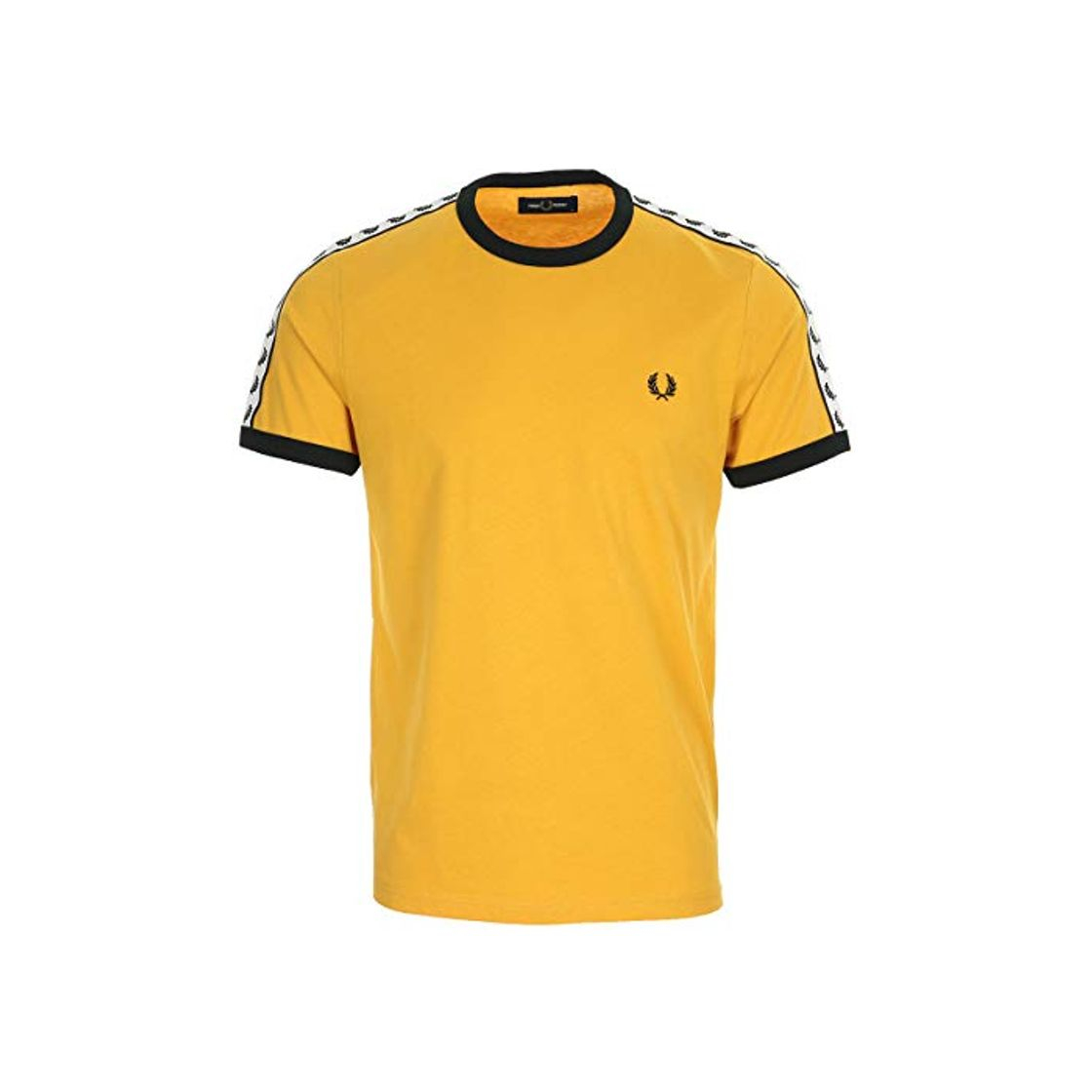Social Fred Perry Camiseta T-Shirt Hombre Amarillo S