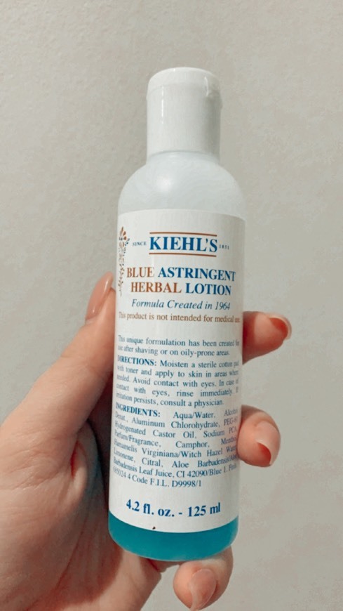 Productos Blue Astringent Herbal Lotion Tonic