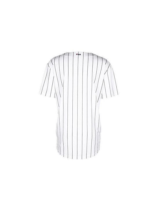 Fashion Fila Dawn Baseball Camisa de manga corta bright white