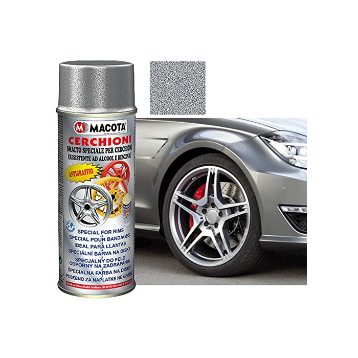 Producto MACOTA 1210077 Peinture Argent Roues Spray Vernis spécial pour Jantes Code 05691