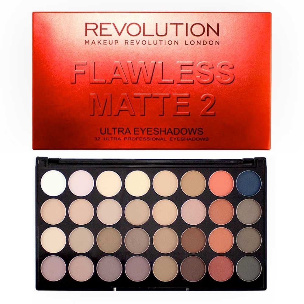 Moda Makeup Revolution Flawless Matte paleta de sombras


