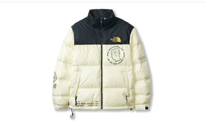 Products The North Face x Brain Dead Nuptse Jacket Cream

