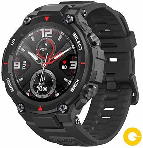 Amazfit T-Rex Reloj Smartwatch Deportivo - 20 Días Batería, 12 Certificados Militares,