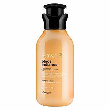 Producto Boticário creme hidratante óleos indianos 