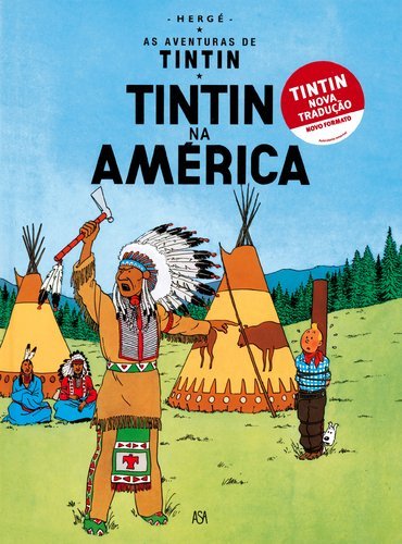 Book Tintin Na América