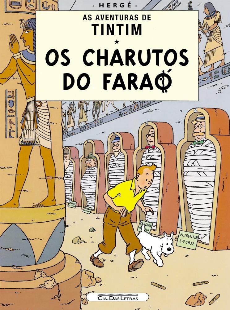 Book Tintin os charutos do faraó