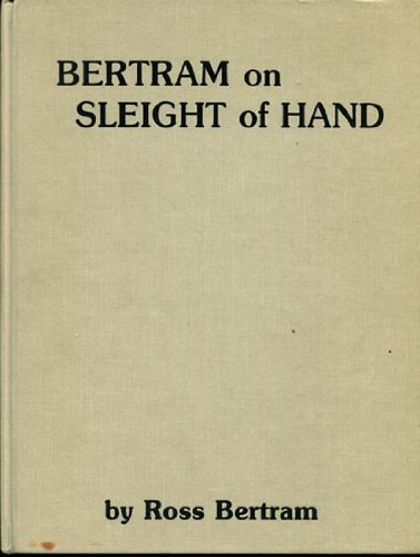 Books Bertram on Sleight of Hand