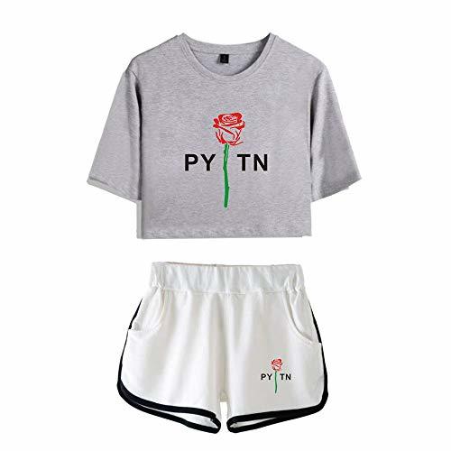 Productos Chándal Deportivo para Mujer Payton Moormeier PYTN Red Rose Crop Top Short