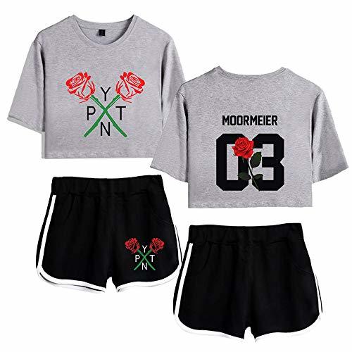 Productos Casual Mujeres Crop tee Top Short Set Payton Moormeier PYTN 03 Navel