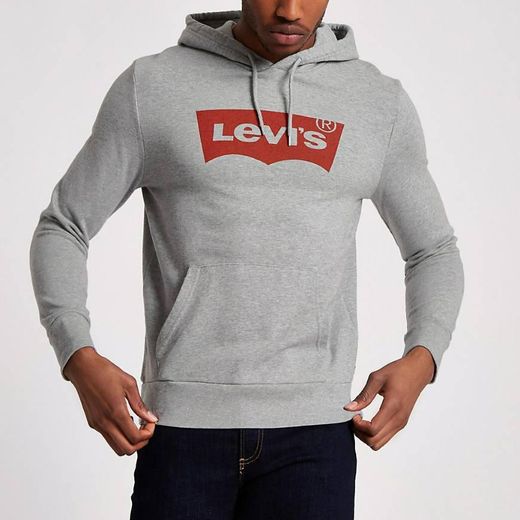 Levi’s grey logo hoodie
