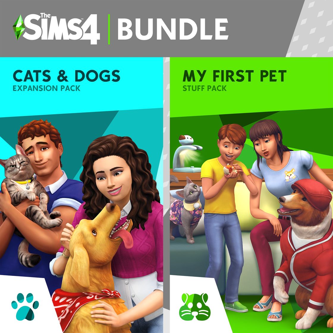 Videogames The Sims 4: Cats and Dogs PLUS My First Pet Stuff