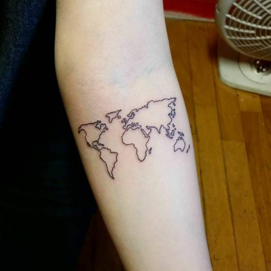 Moda Map Travel Tattoo