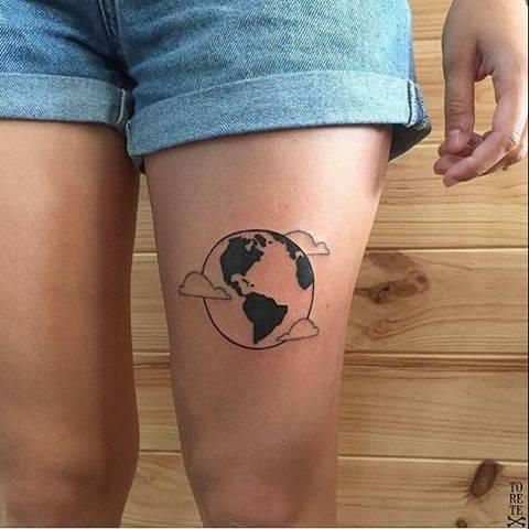 World Clowd Tattoo
