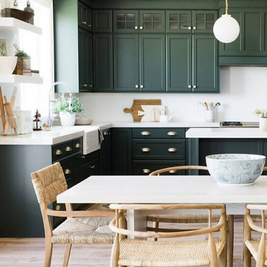 Social Dark Green Kitchen