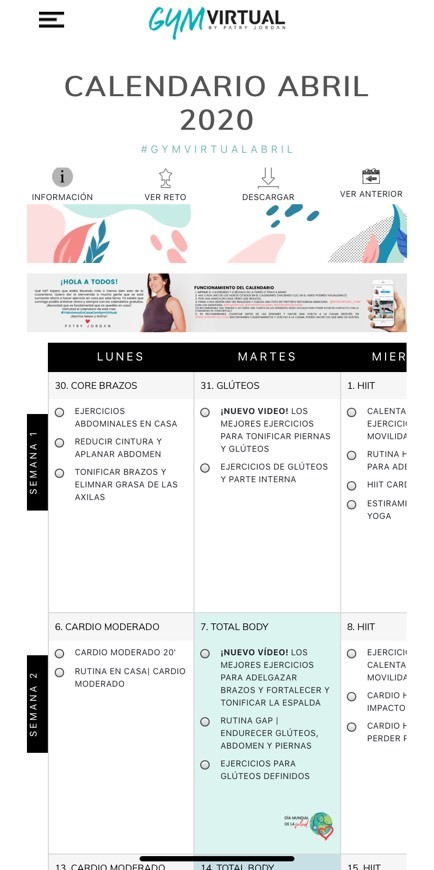 Moda GYM VIRTUAL | ¡A por tu mejor versión!