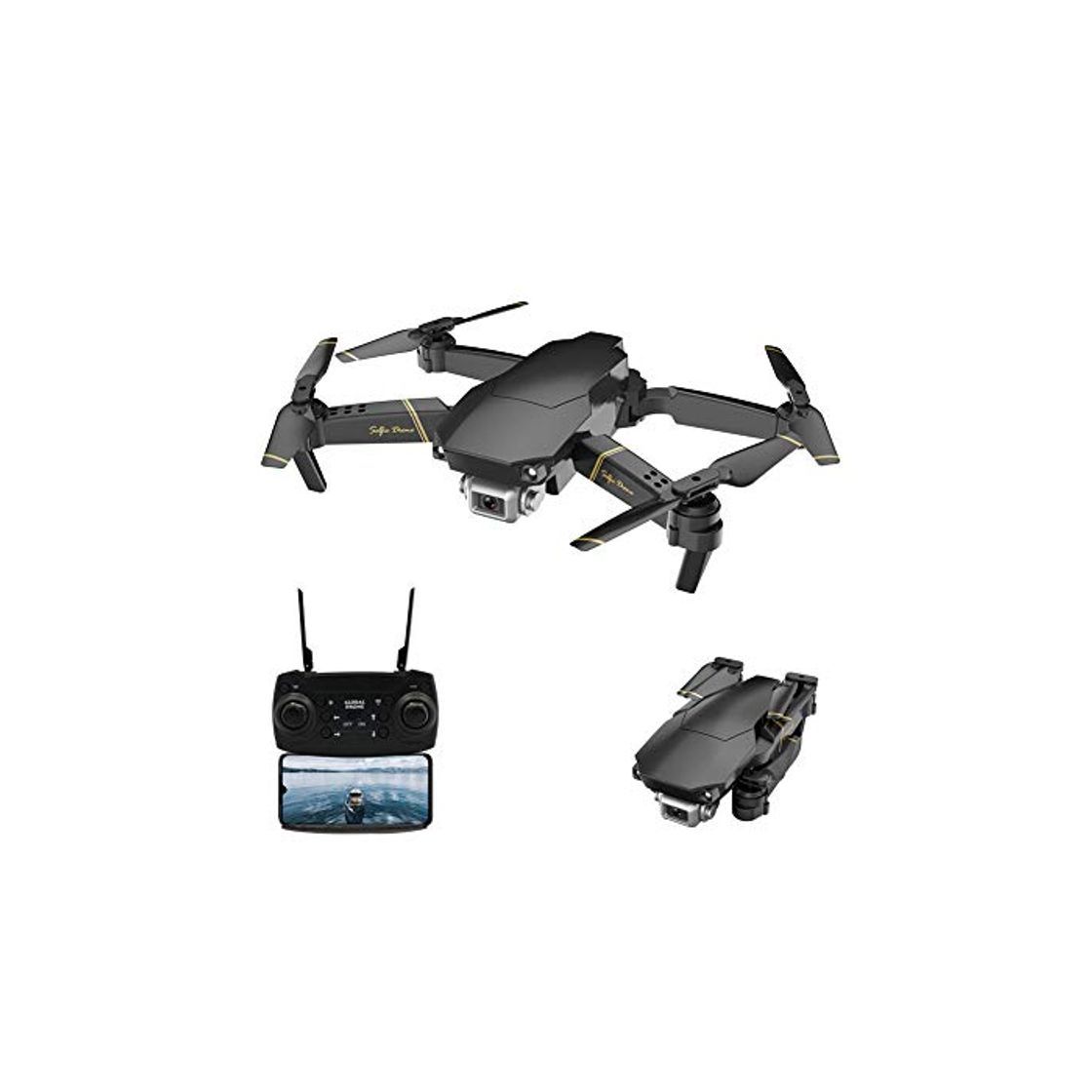 Social Adsvtech WiFi FPV Drone con cámara 1080 HD para Principiantes Cuadricóptero RC