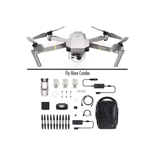 dji Mavic Pro Fly More Combo Platinum - Dron cuadricóptero con Control