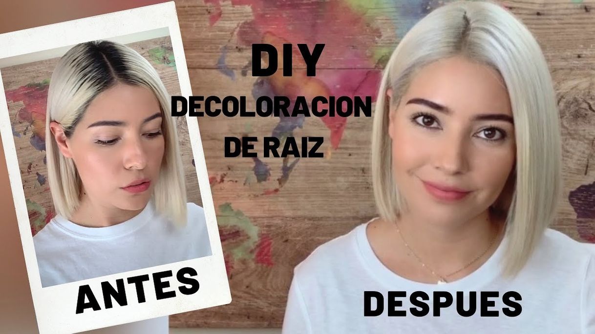 Fashion DIY RETOQUE DE RAÍZ EN CABELLO RUBIO PLATINADO - YouTube