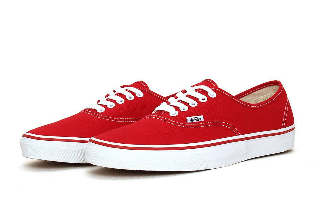 Fashion Vans Authentic Red