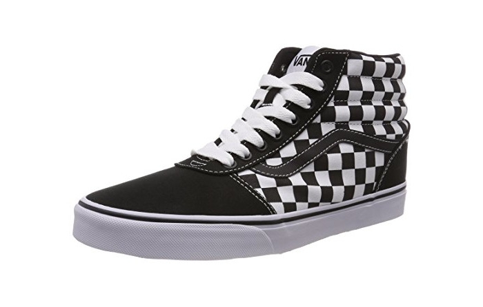 Social Vans Ward Hi Suede/Canvas, Zapatillas Altas Hombre, Negro