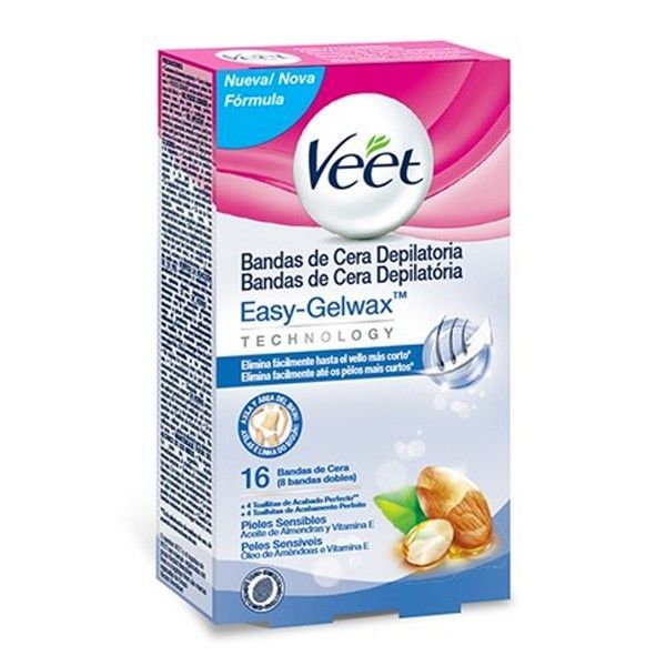 Bandas de Cera Easy GelWax Veet