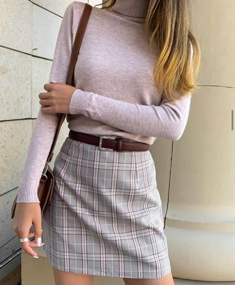 Social Frecoccialo Falda Mujer Mini Piel Sintética Falda Lápiz con Cremallera Cintura Alta