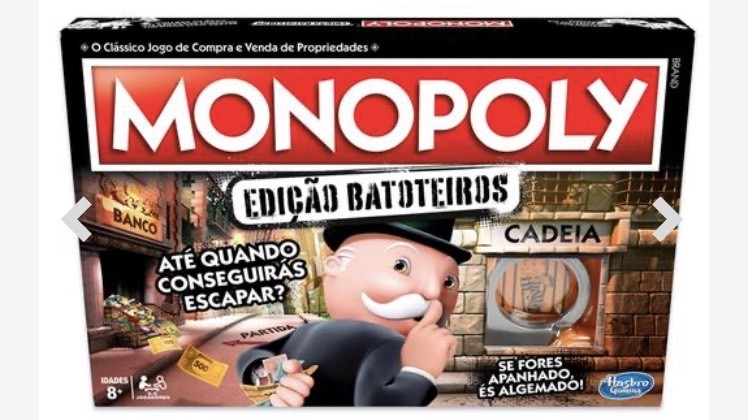 Moda Monopólio Edição Batoteiros