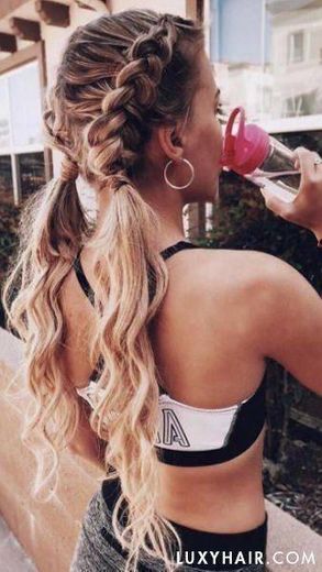 Two Braid Ponytails