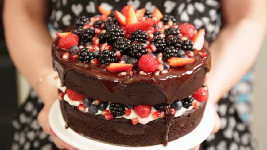 Fashion Naked Cake (Bolo de chocolate) 