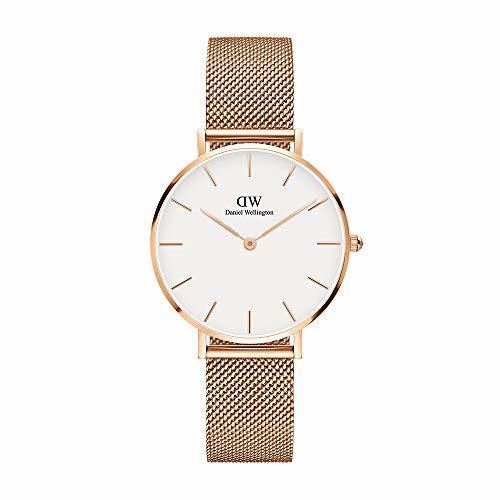 Daniel Wellington Reloj Digital para Mujer de Cuarzo con Correa en Acero