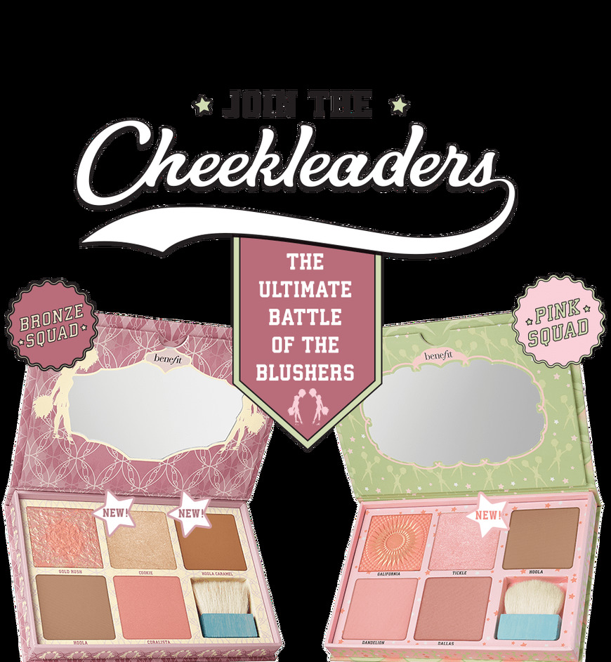 Productos Benefit Cosmetics
Cheekleaders Bronze Squad
Palette Blush