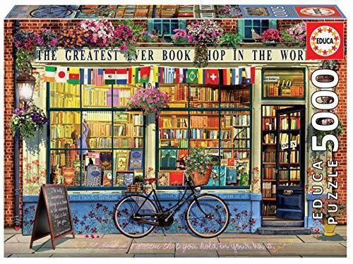 Educa Borrás-Puzzle de 5000 Piezas La Mejor Librería del Mundo
