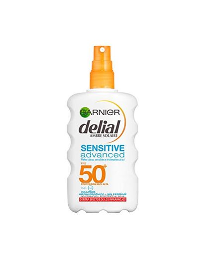 Garnier Delial Sensitive Advanced Spray Protector Solar para Pieles Claras