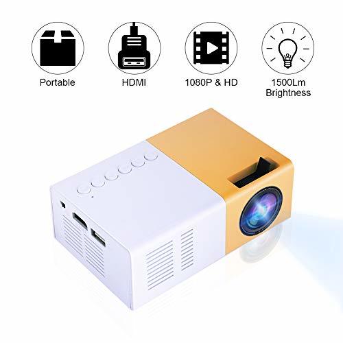 Electronic Bewinner Proyector Mini LED