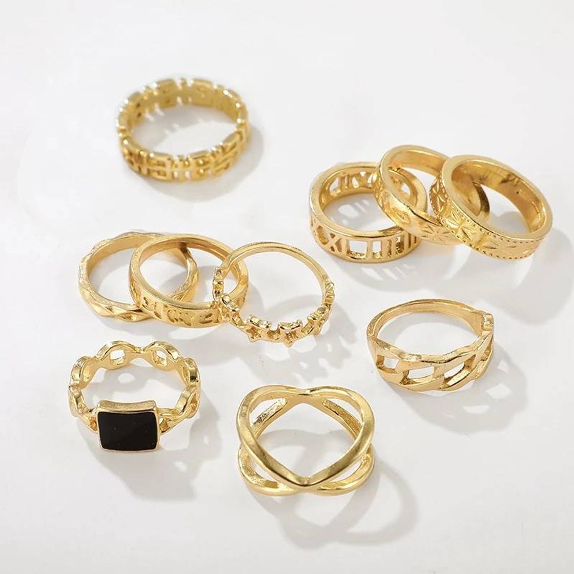 Fashion Rings set. 