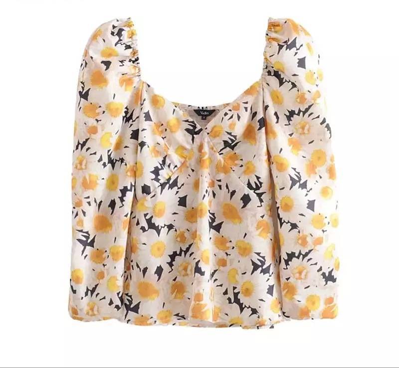 Fashion Blusa com malmequeres 🌼💛