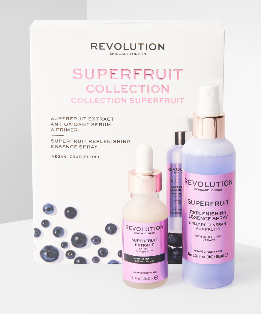 Moda Superfruit colecction. Revolution Skincare 