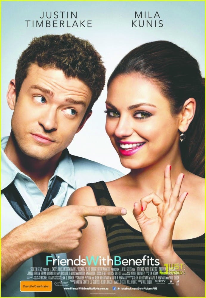 Movie Friends with benefits. 