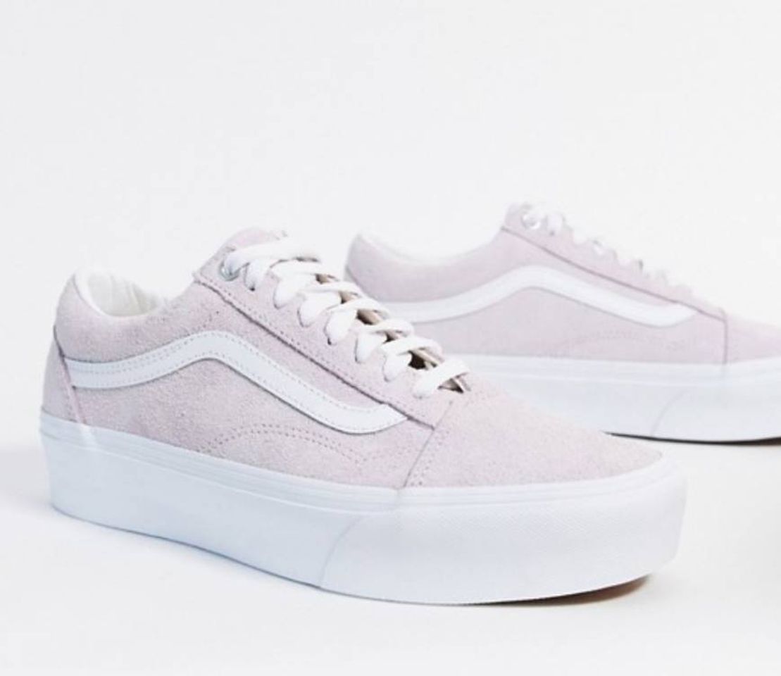 Fashion Vans Old Skool platform lilás 