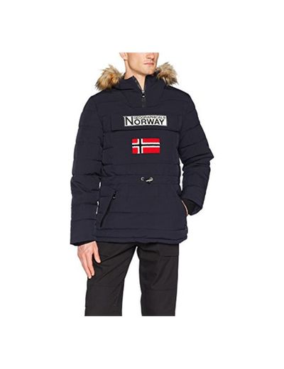 Geographical Norway Casimire, Parka para Hombre, Azul
