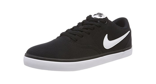 Nike SB Check Solar Cnvs, Zapatillas de Deporte para Hombre, Negro