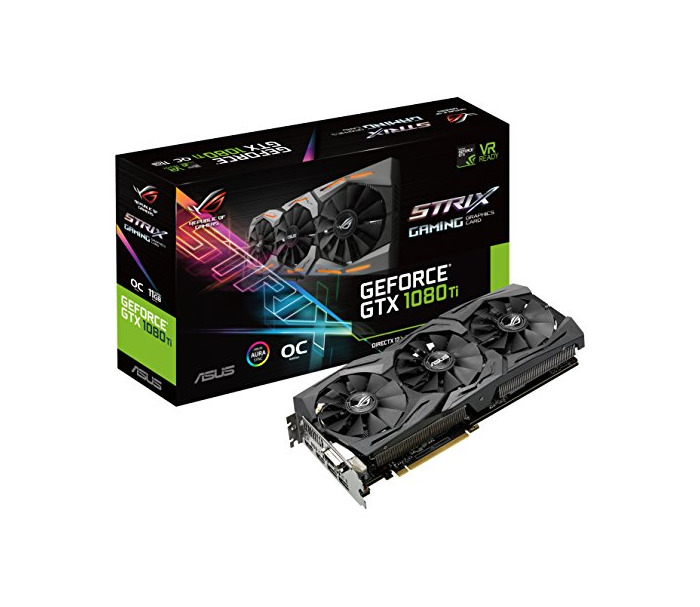 Electronic ASUS ROG STRIX GTX 1080 TI OC - Tarjeta gráfica gaming