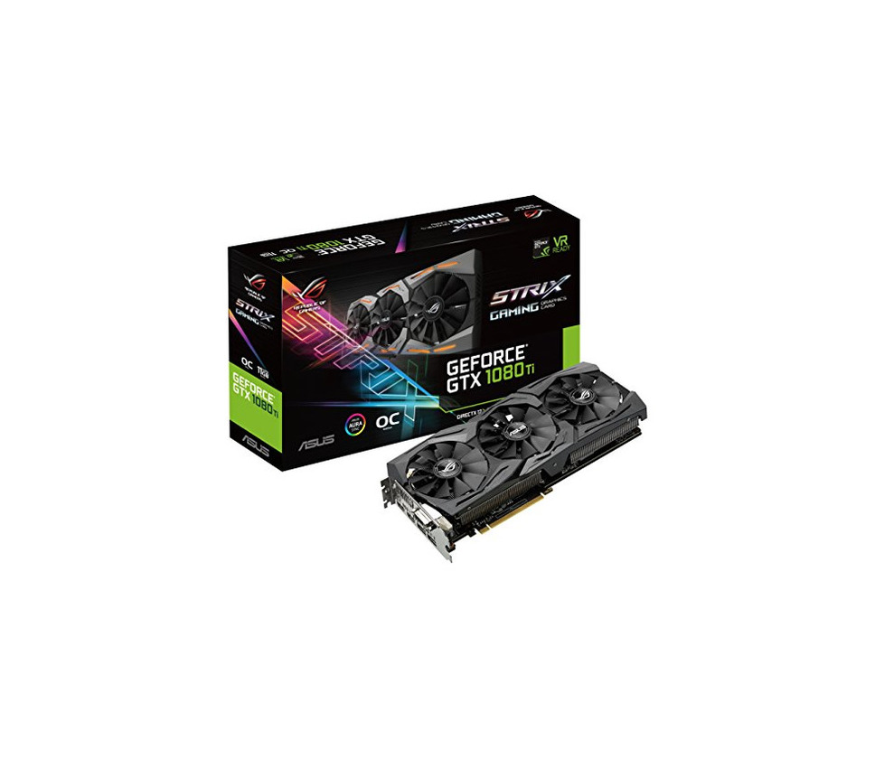 Electronic ASUS ROG STRIX GTX 1080 TI OC - Tarjeta gráfica gaming