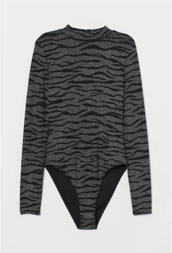 Body efeito zebra, H&M