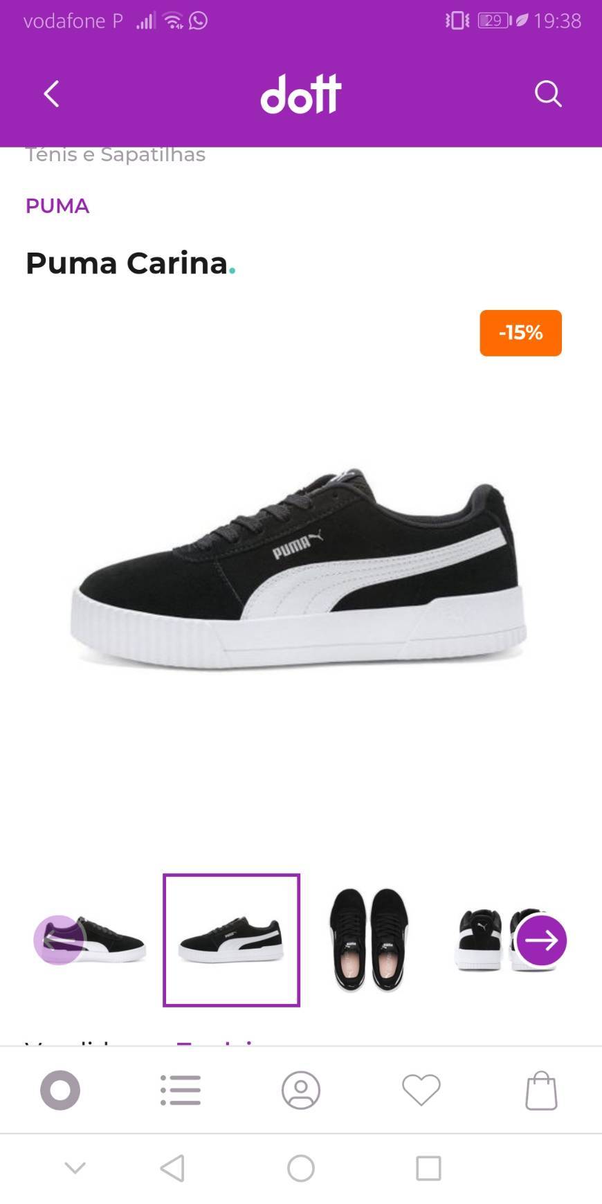 Moda Sapatilhas PUMA