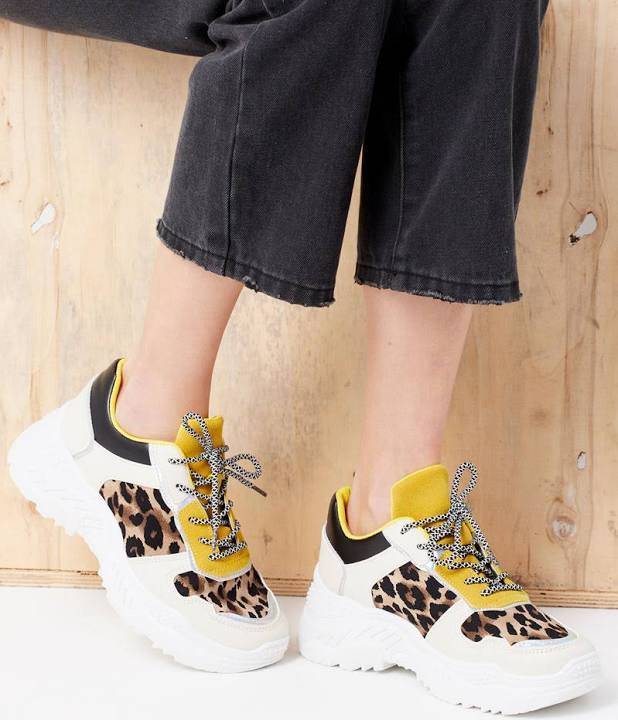 Moda Sneakers Leopardo- Irl- Mulher