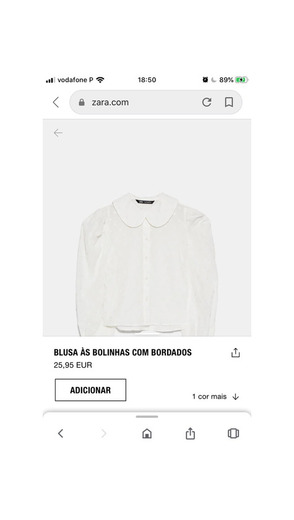 Camisa Mulher da Zara 